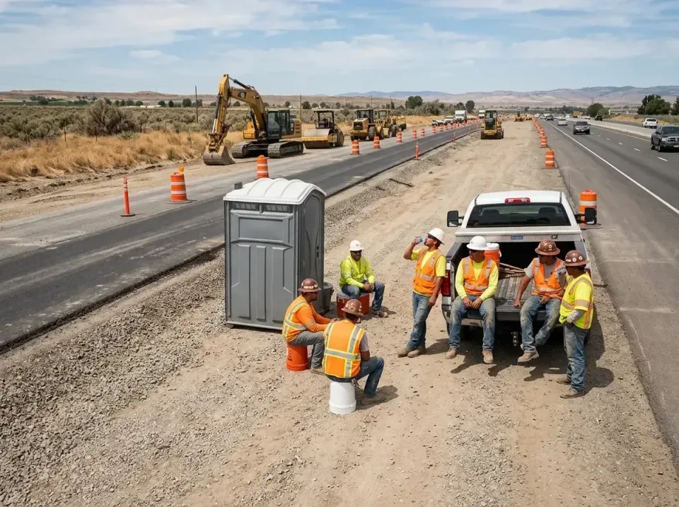 highway-road-construction-crew-007 — frequently asked questions, Porta Potty and Restroom Rentals in Richfield, WI